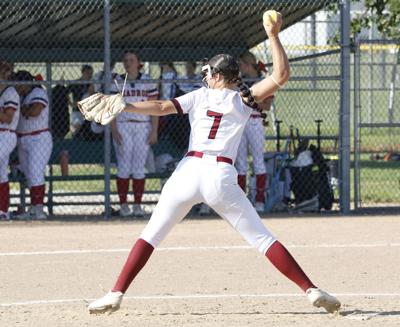 Taye Herrick pitching