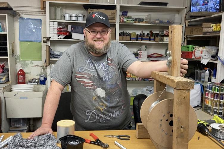 Gering businessman crafts medieval armor