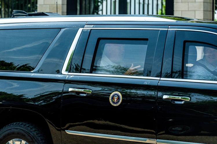 U.S. President Donald Trump Departs White House, in Washington