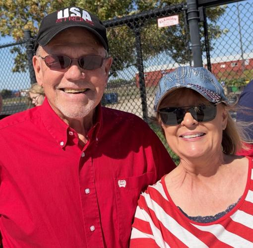 Trump rally: Jay and Barbara Schoenholz