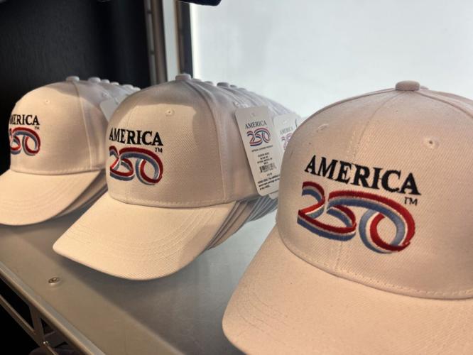 USA 250 logo baseball caps