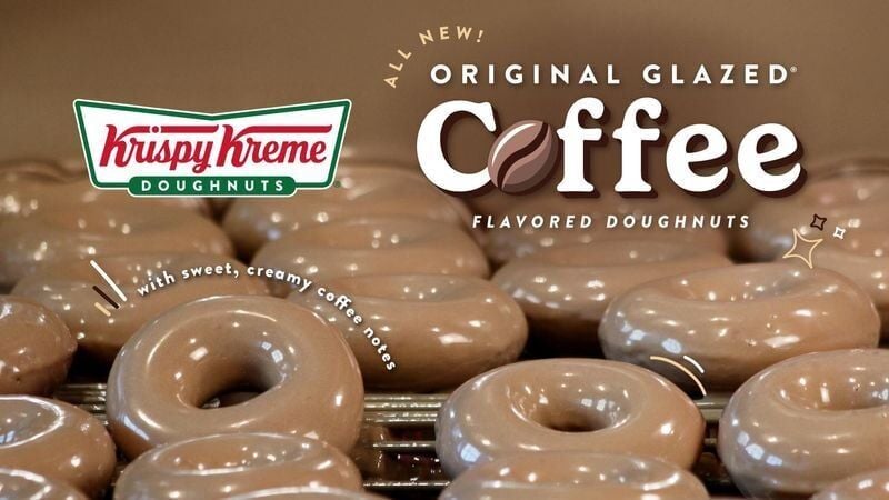 Krispy Kreme has unveiled a new Original Glazed Coffee Flavored Doughnut in honor of National Coffee Day.