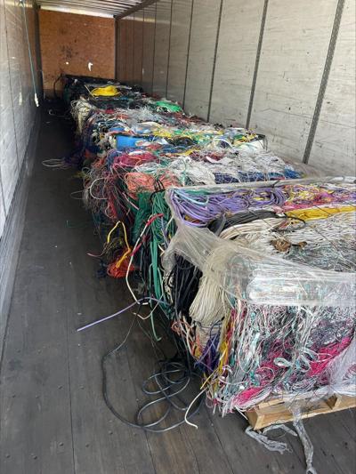 Stolen copper traffic stop