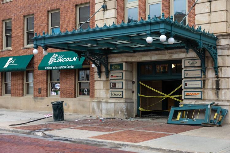 Lincoln Station damage