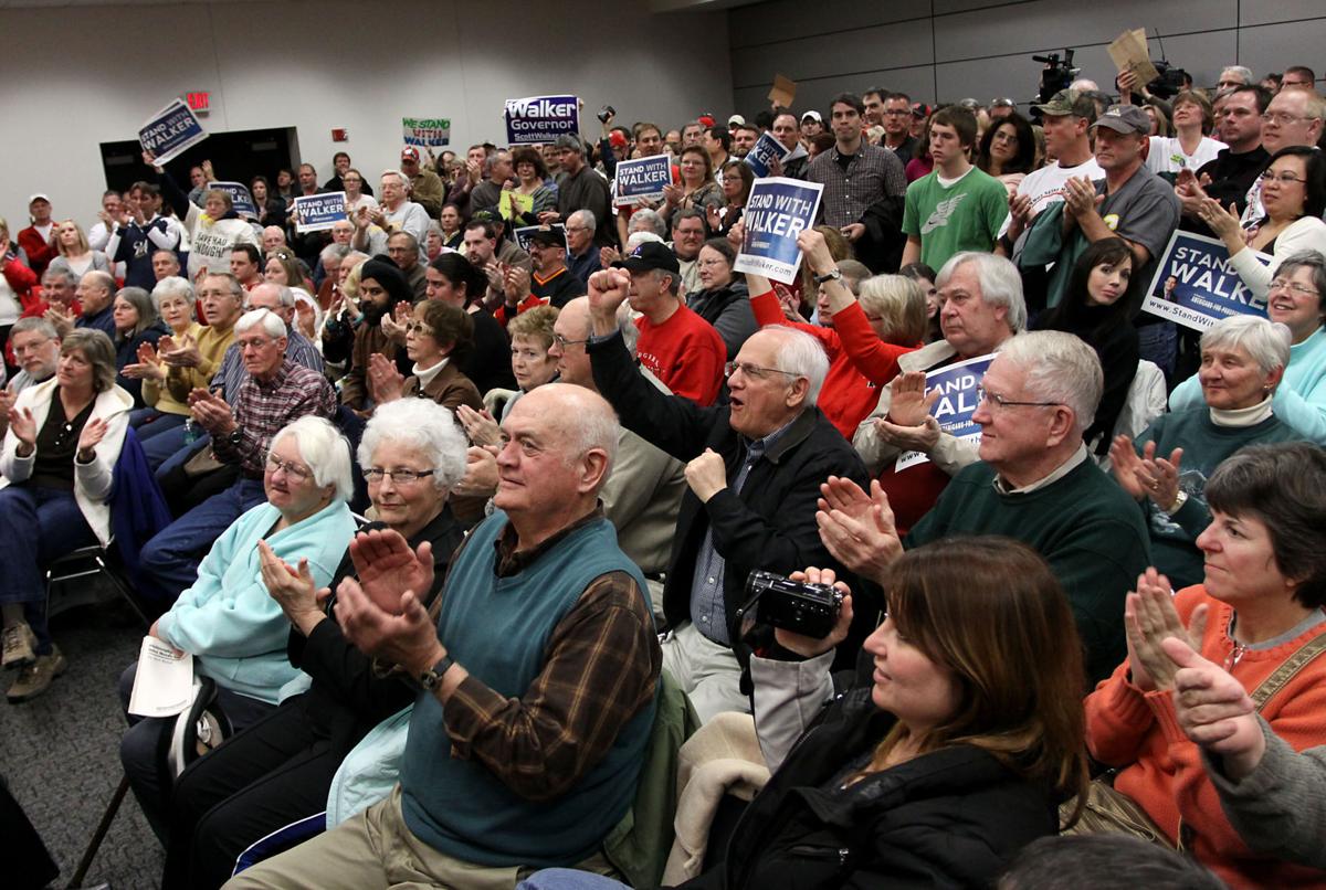 'Stand with Walker' rally