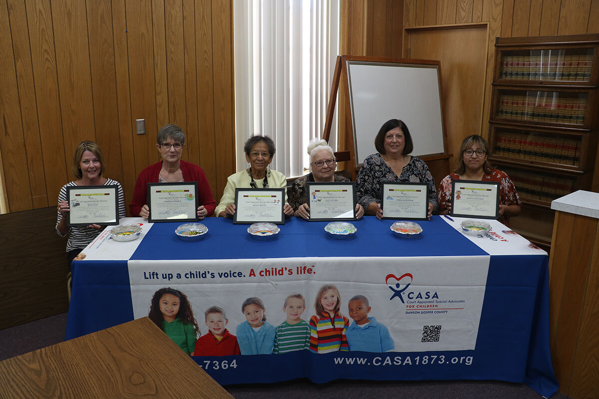 Six new Dawson/Gosper County CASA volunteers sworn in