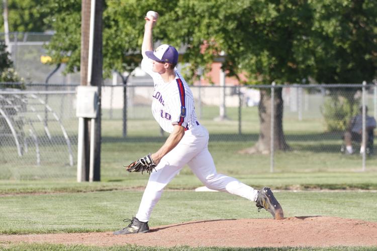 Callen Johnson pitching