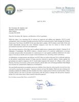 Gov. Jim Pillen's veto letter rejecting LB25