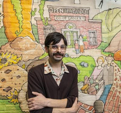 Open Harvest Muralist Joe Humpal