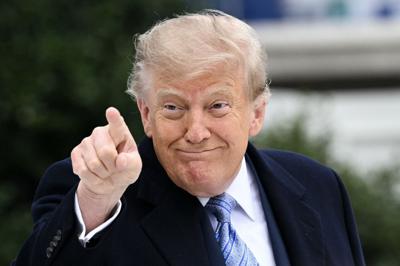 President Donald Trump walks to board Marine One as he departs from the South Lawn of the White House in Washington, D.C., on Sept. 23, 2026.