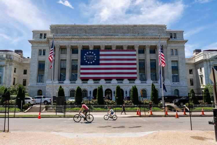 FILE PHOTO: Preparations for American 250 celebrations in Washington