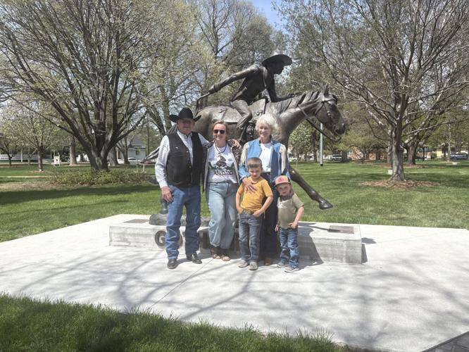 Linda Egle and family