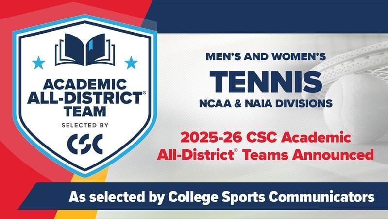 Six Named to Academic All-District Squad