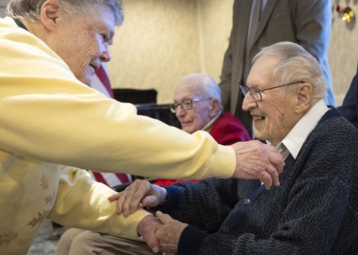 Lincoln WWII veterans honored and thanked by Gov. Pillen for their service