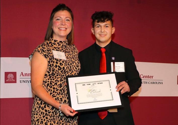 Anne Frank Youth Network award recipient