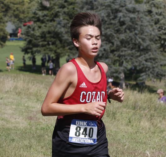 Cozad's Taegan Dexter at UNK meet