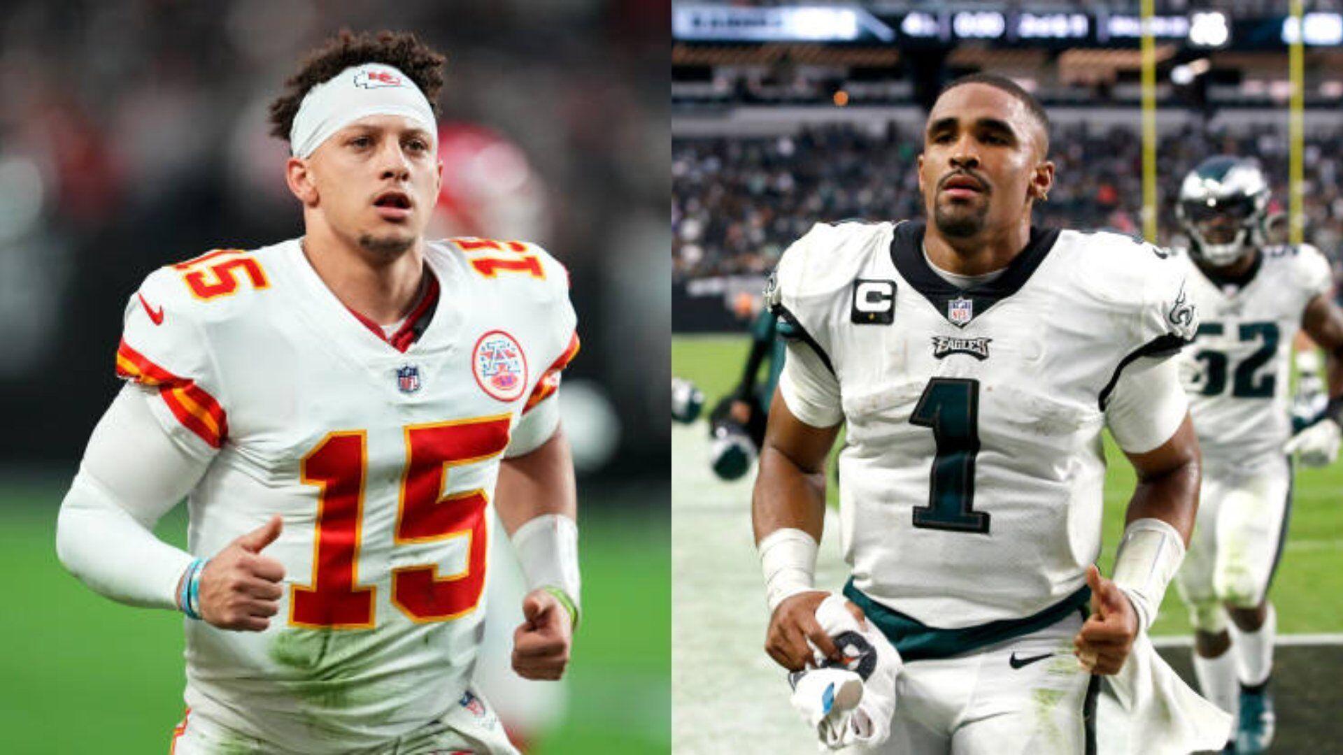 A monumental moment': Jalen Hurts and Patrick Mahomes set to make