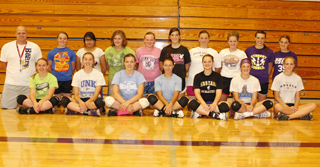 2013 S-E-M volleyball team