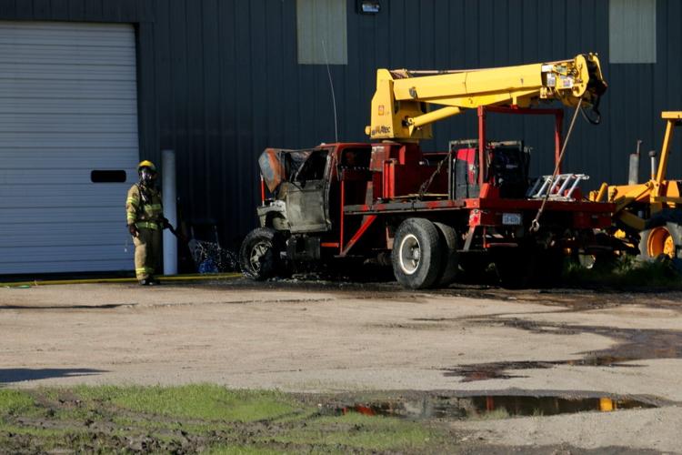 Truck fire