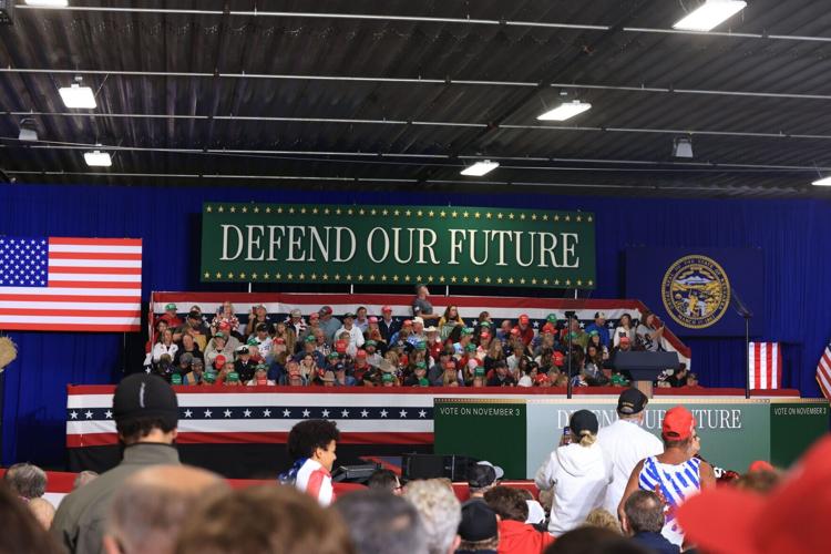 Vice President JD Vance rallies for Ricketts, Pillen Thursday in North Platte