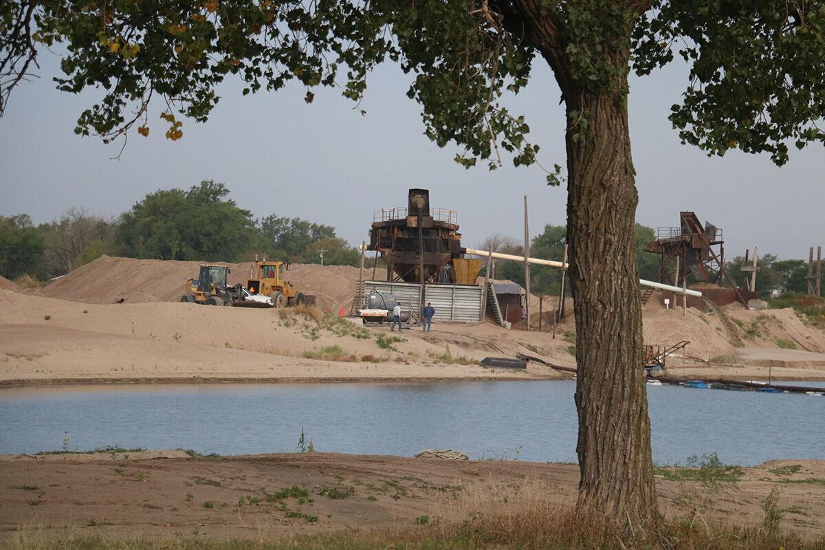 Sand and gravel pit