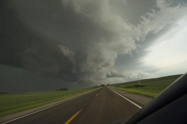 Supercell approaching Arnold