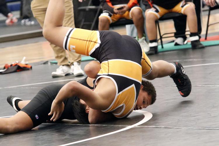 Cozad Middle School wrestlers at Kearney