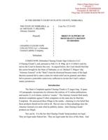 State of Nebraska v. Chasing Clouds Vape Collective LLC