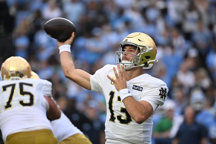 NCAA Football: Notre Dame at North Carolina