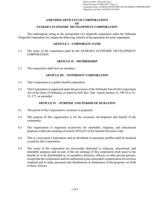 Incorporating document for Sankofa Economic Development Corporation
