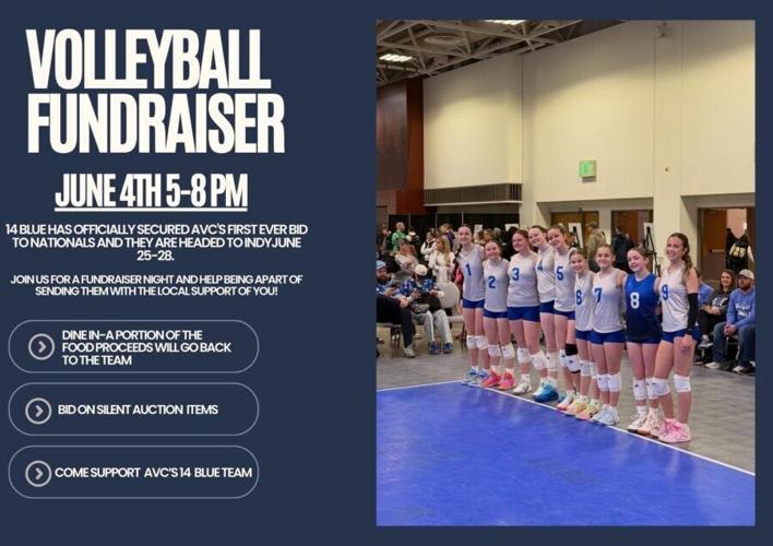 14 Blue Volleyball Fundraiser