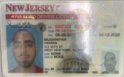 Hizballah clues on Hadi Matar's fake driver's license