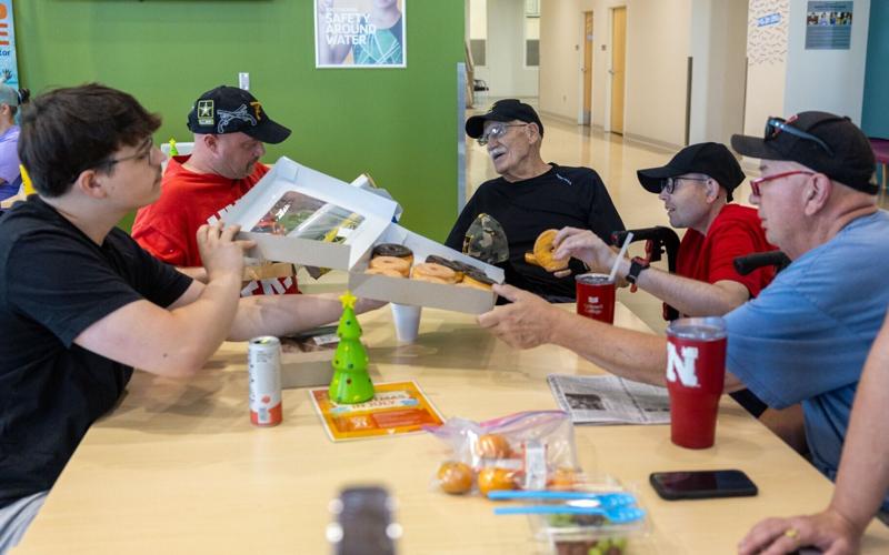 Copple Family YMCA coffee club, 7.13