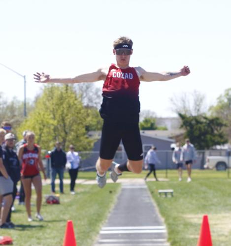 Chayden Hoffmaster long jump