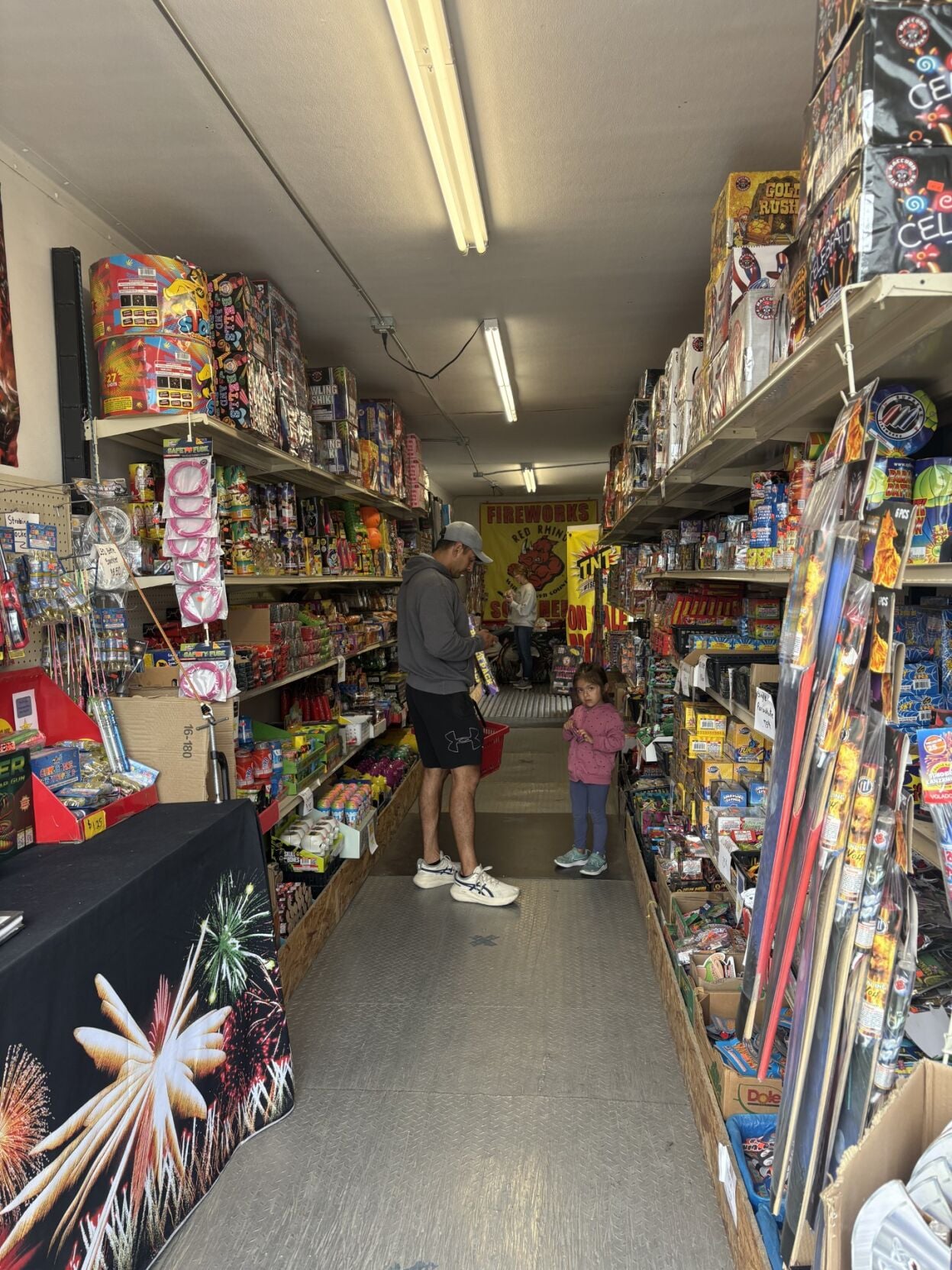 Firework shoppers