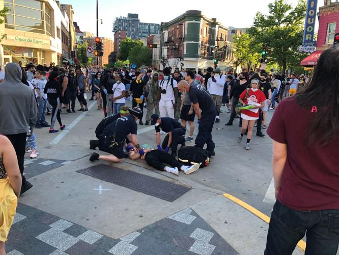 Madison protest turns violent