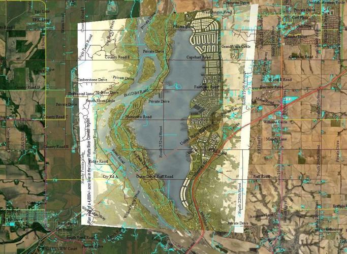 Potential location of lake between Lincoln and Omaha