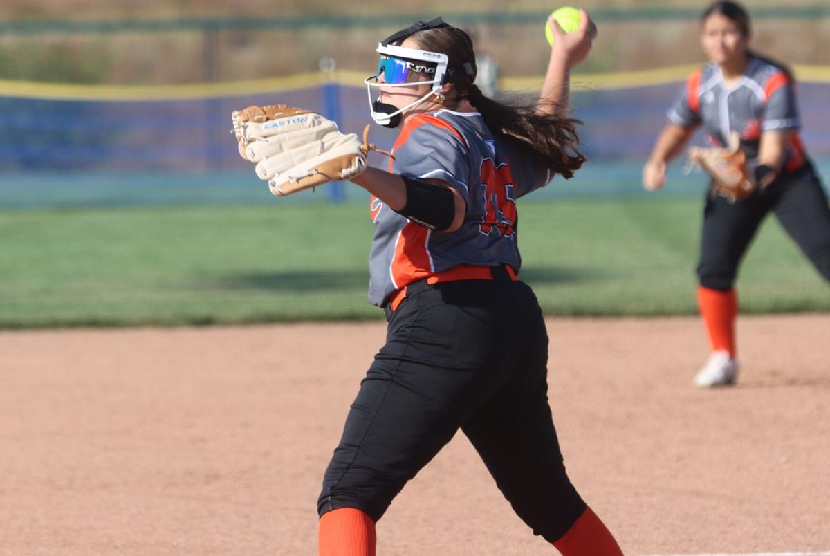 Joslynn Lans pitches against Northwest