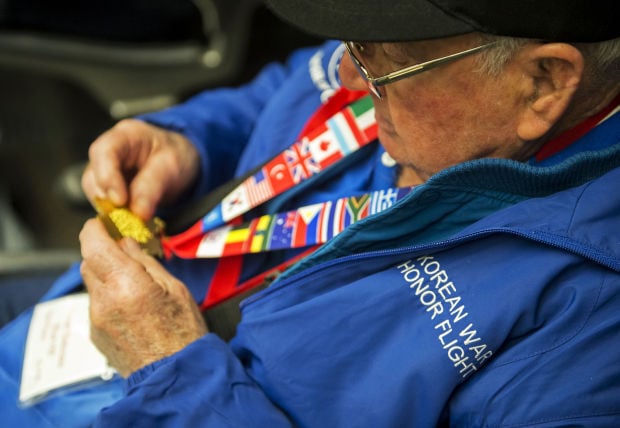 Korean War Veterans Honor Flight, 03/25/2014
