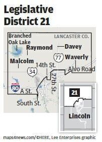 Legislative District 21 map