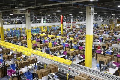 Amazon touts job growth as Pillen tours 'incredible' Papillion plant