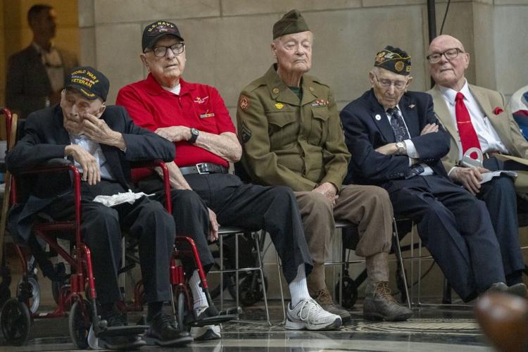 Nebraska honors 13 WWII veterans at Capitol on 80th anniversary of war’s end