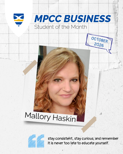 Haskin named NPCC Business Student of the Month