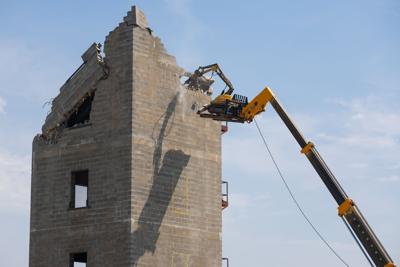 LFR demolishes training tower, 8.10