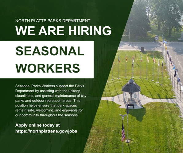 Now Hiring: Seasonal Parks Workers!