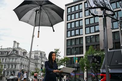 MS Now correspondent reports outside White House grounds after ban