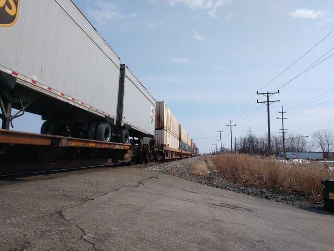 Railroad tracks near where Judge John L. Michalski was hit by train