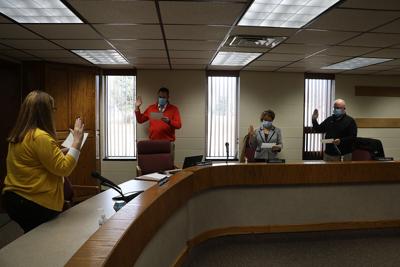Three re-elected city council members take their oaths, John Fagot confirmed as Mayor again