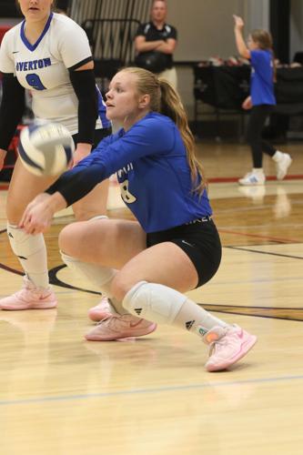 Overton at subdistrict volleyball