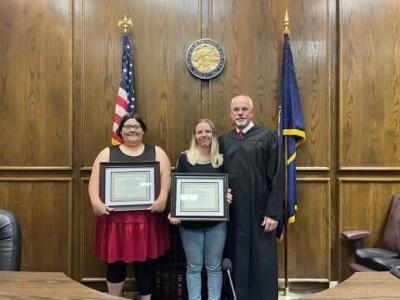 Northeast Nebraska Adult Drug Court Graduates Three Participants